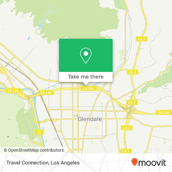Travel Connection map