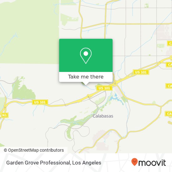 Mapa de Garden Grove Professional