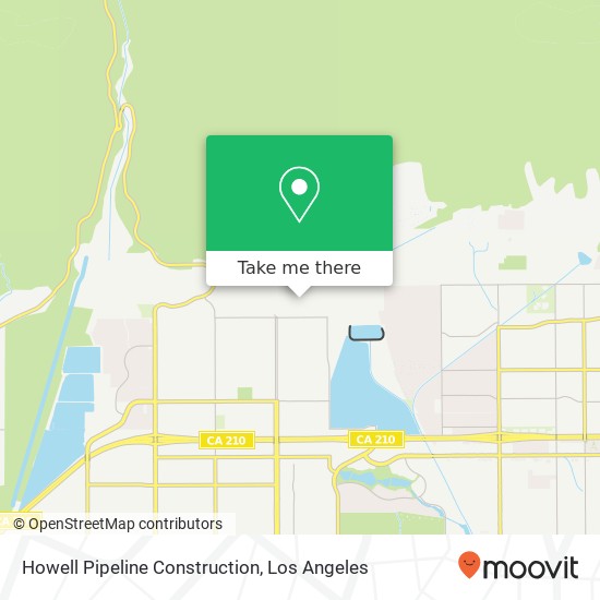 Mapa de Howell Pipeline Construction