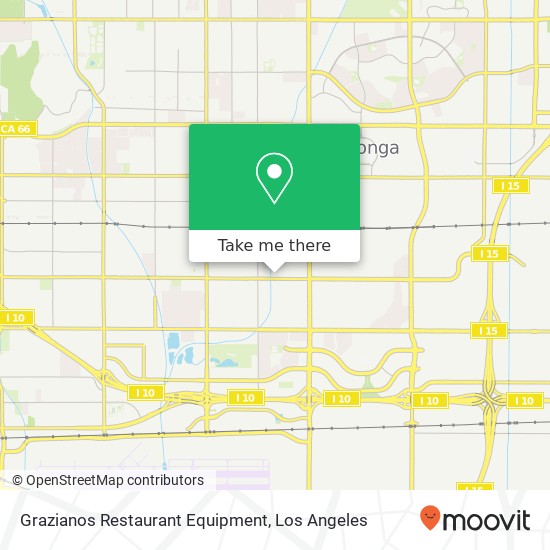 Grazianos Restaurant Equipment map