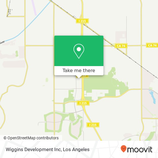 Mapa de Wiggins Development Inc