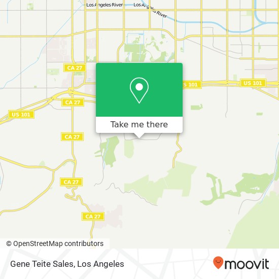 Gene Teite Sales map