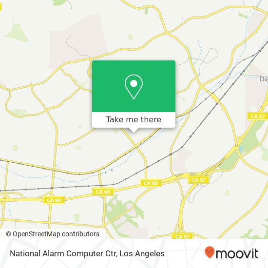 National Alarm Computer Ctr map