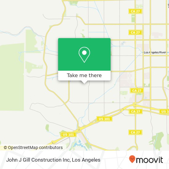 John J Gill Construction Inc map