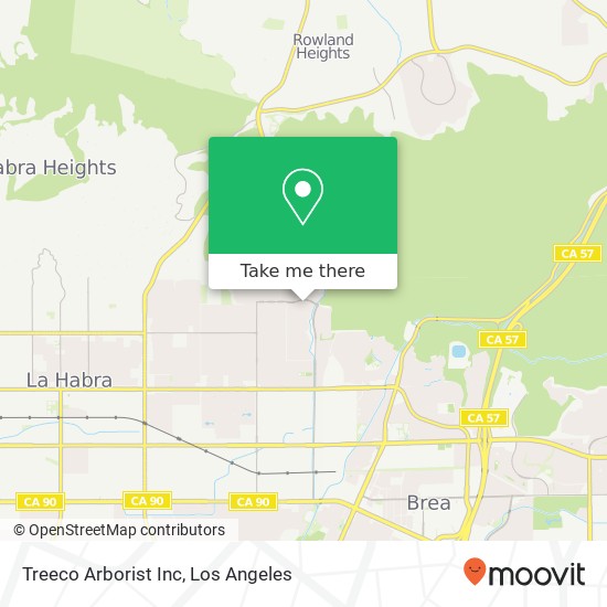 Treeco Arborist Inc map