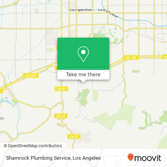 Shamrock Plumbing Service map