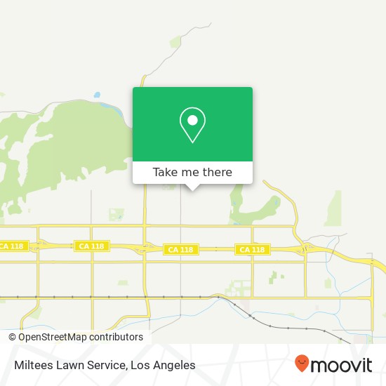 Mapa de Miltees Lawn Service