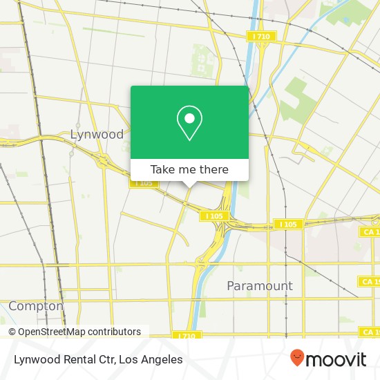 Lynwood Rental Ctr map