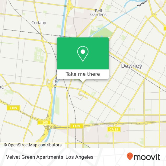 Mapa de Velvet Green Apartments