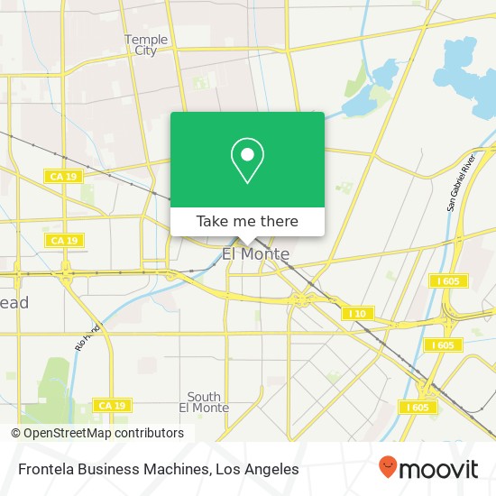 Frontela Business Machines map