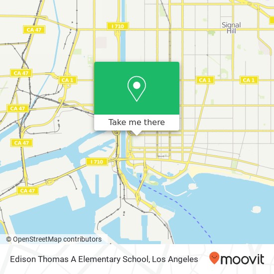 Edison Thomas A Elementary School map