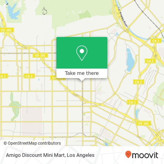 Mapa de Amigo Discount Mini Mart