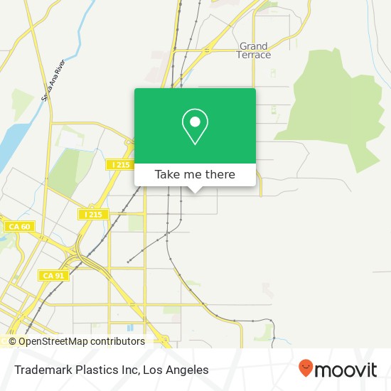 Trademark Plastics Inc map