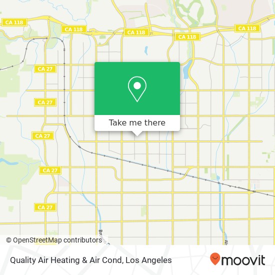 Quality Air Heating & Air Cond map