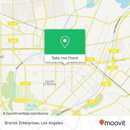 Brorick Enterprises map