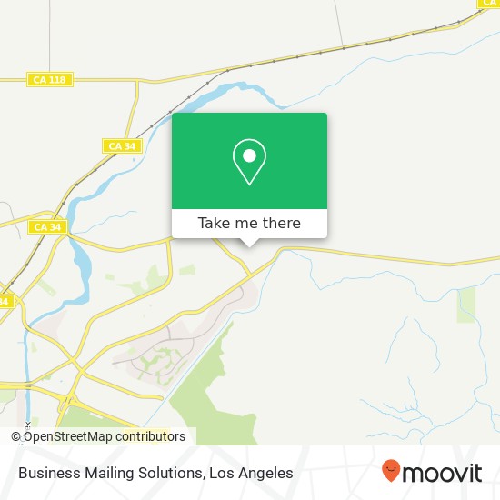 Business Mailing Solutions map