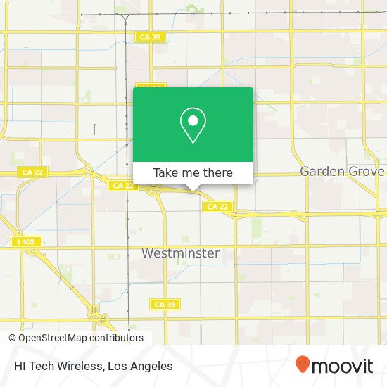 HI Tech Wireless map