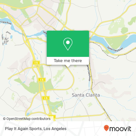 Mapa de Play It Again Sports