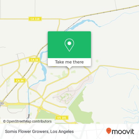 Somis Flower Growers map