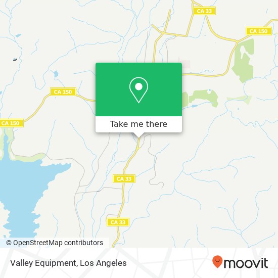 Valley Equipment map