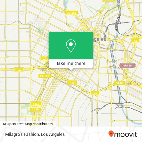 Milagro's Fashion map