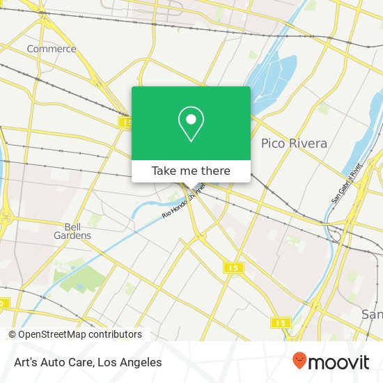 Art's Auto Care map