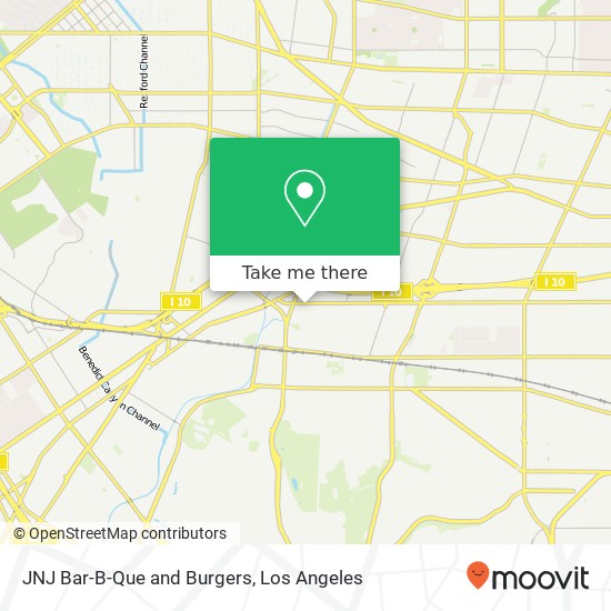 Mapa de JNJ Bar-B-Que and Burgers