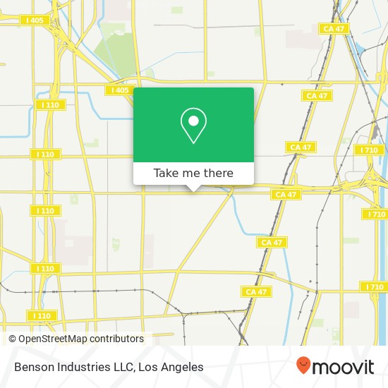 Mapa de Benson Industries LLC