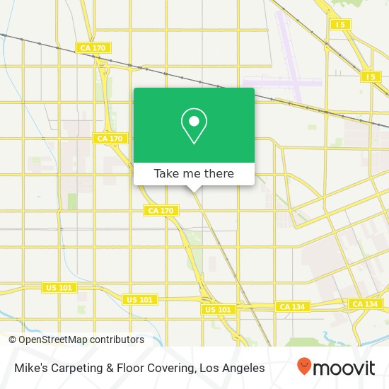 Mike's Carpeting & Floor Covering map