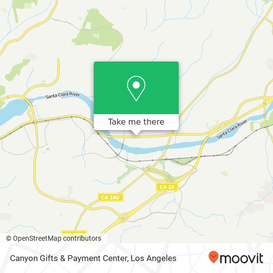 Mapa de Canyon Gifts & Payment Center