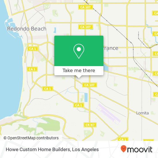 Howe Custom Home Builders map