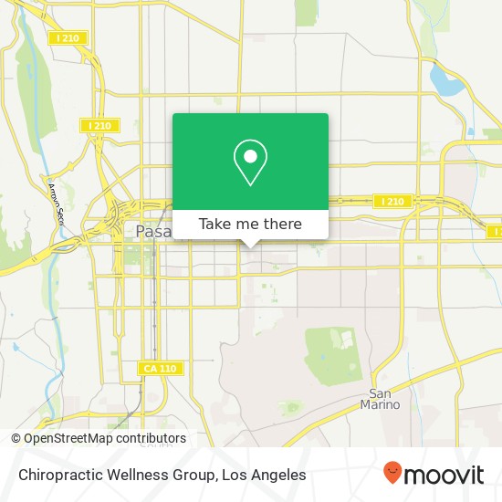 Chiropractic Wellness Group map