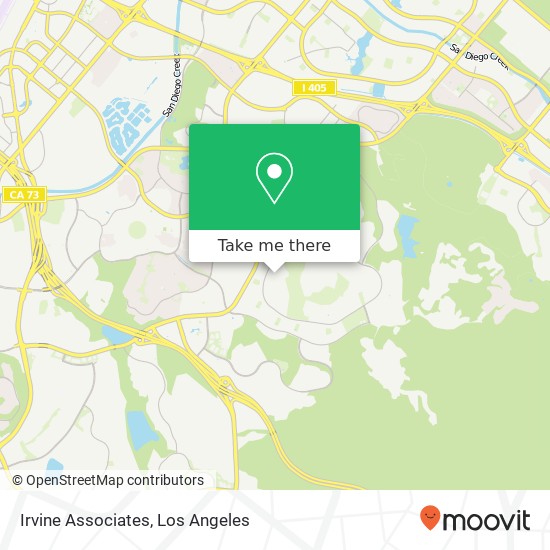Irvine Associates map