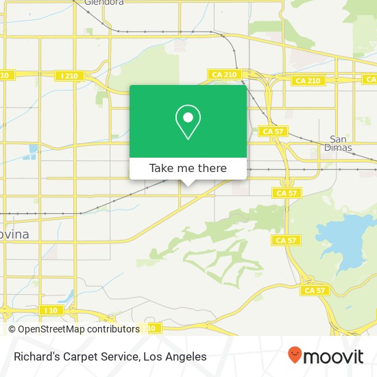 Richard's Carpet Service map