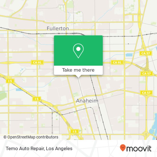 Mapa de Temo Auto Repair