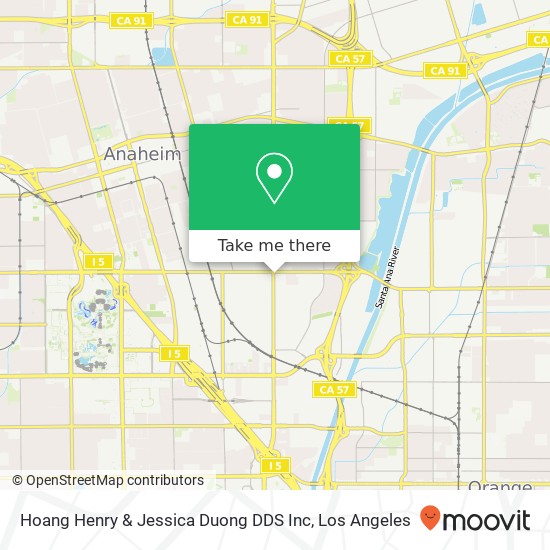 Hoang Henry & Jessica Duong DDS Inc map