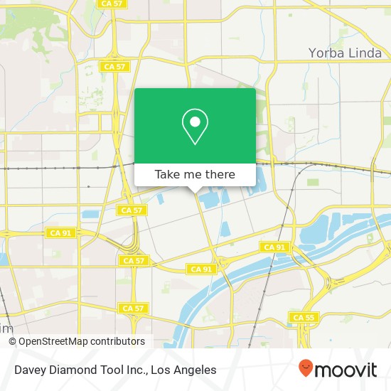 Davey Diamond Tool Inc. map