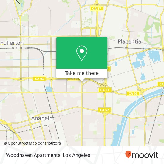 Woodhaven Apartments map