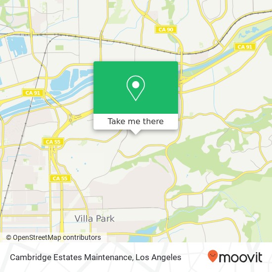 Cambridge Estates Maintenance map