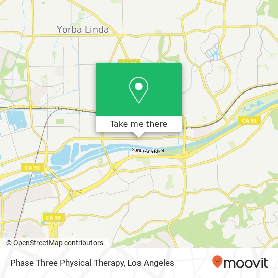 Phase Three Physical Therapy map