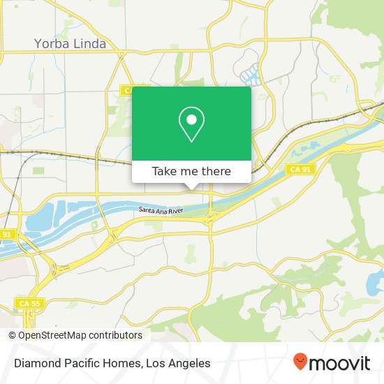 Diamond Pacific Homes map