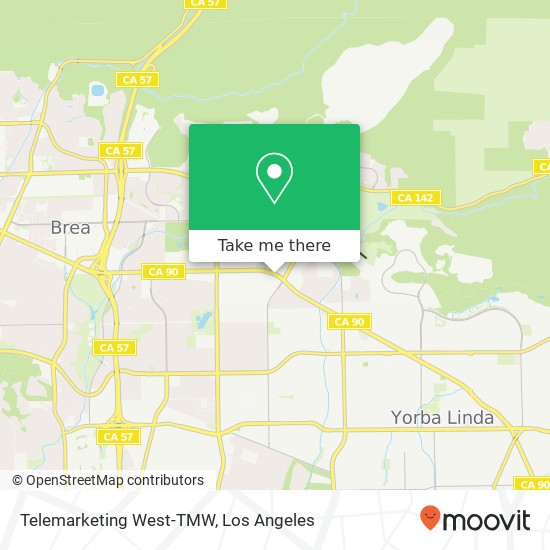 Telemarketing West-TMW map