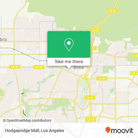 Hodgepodge Mall map