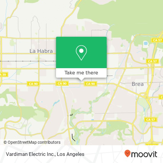 Vardiman Electric Inc. map