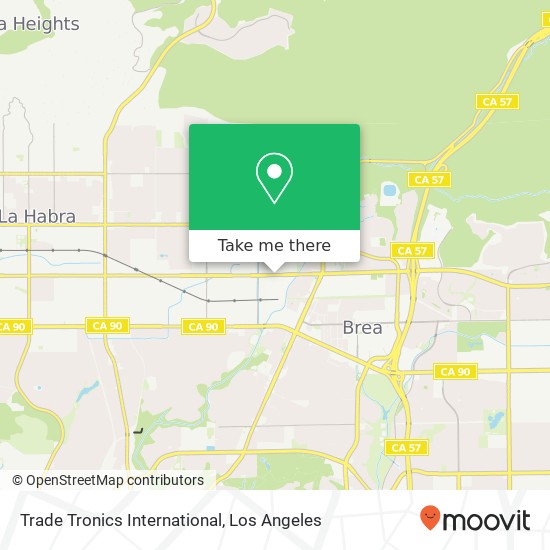 Mapa de Trade Tronics International