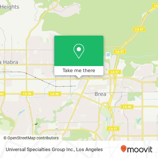 Universal Specialties Group Inc. map