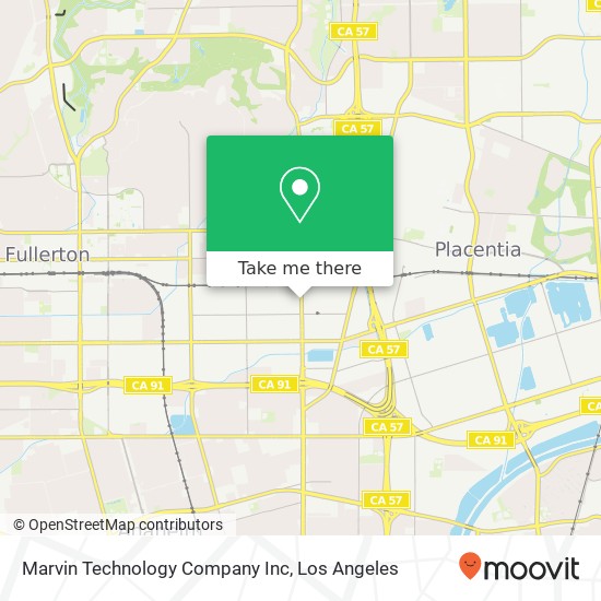 Marvin Technology Company Inc map
