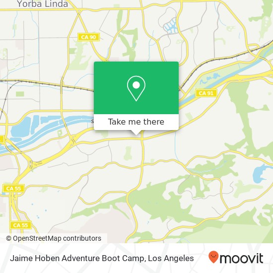 Mapa de Jaime Hoben Adventure Boot Camp