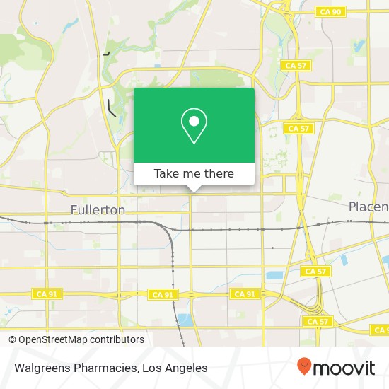 Walgreens Pharmacies map