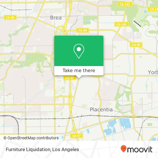 Furniture Liquidation map